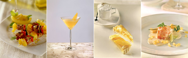 Berg-Papaya Serviervorschlag