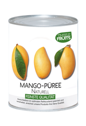 Mangopüree ohne Zuckerzusatz